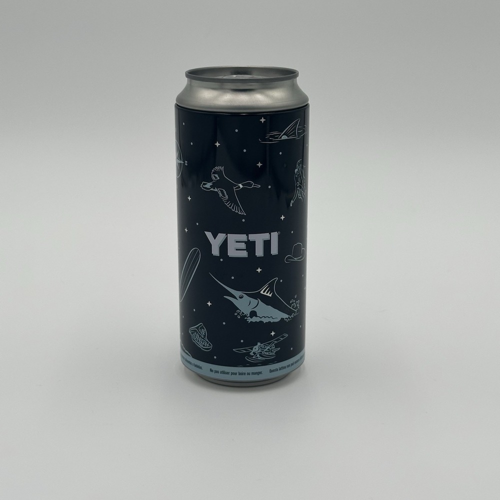YETI STASH CAN 16oz Slim TALL CAN COLSTER LIMITED EDITION W/ Sticker & Tag